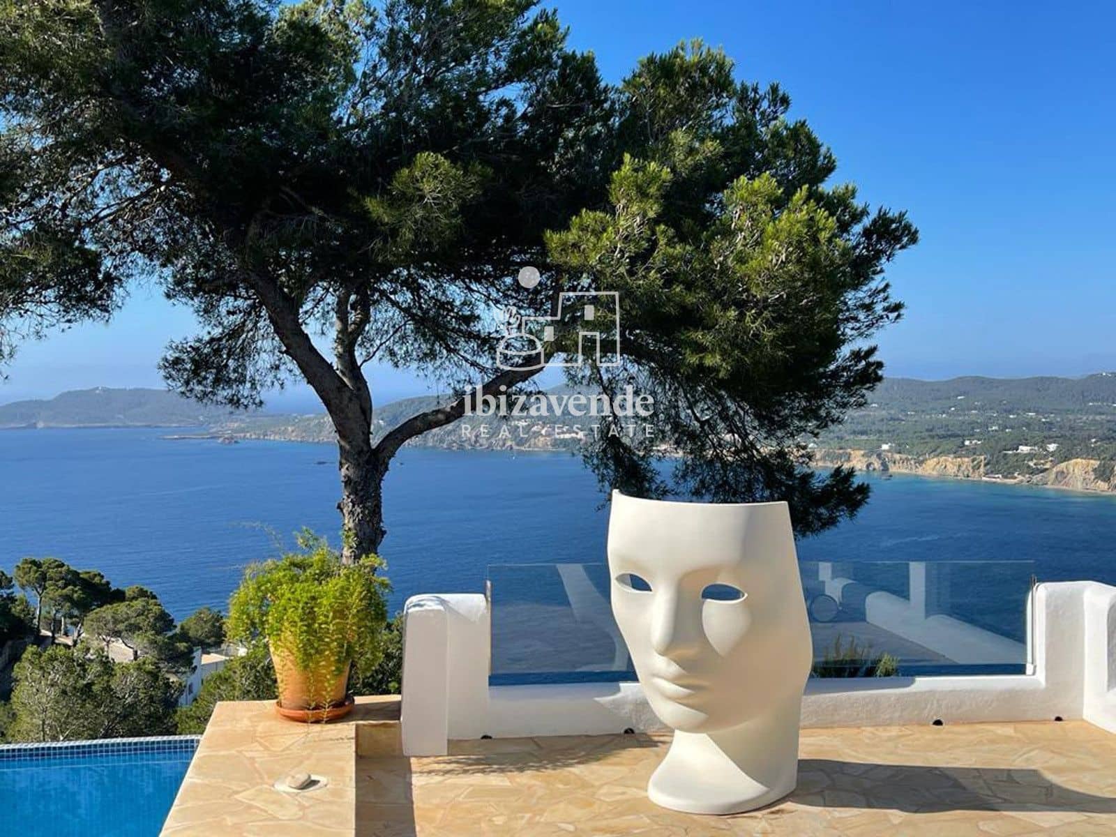 3 makuuhuone Huvila vuokrattavana paikassa Sant Joan de Labritja mukana uima-altaan 
autotalli - 5 600 € (Ref: 10029827)