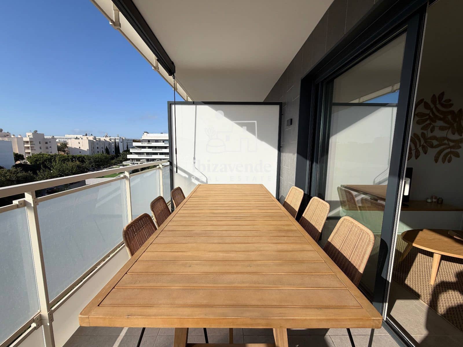3 Zimmer Wohnung zu vermieten in Ibiza / Eivissa Stadt mit Pool Garage - 3.300 € (Ref: 10051976)