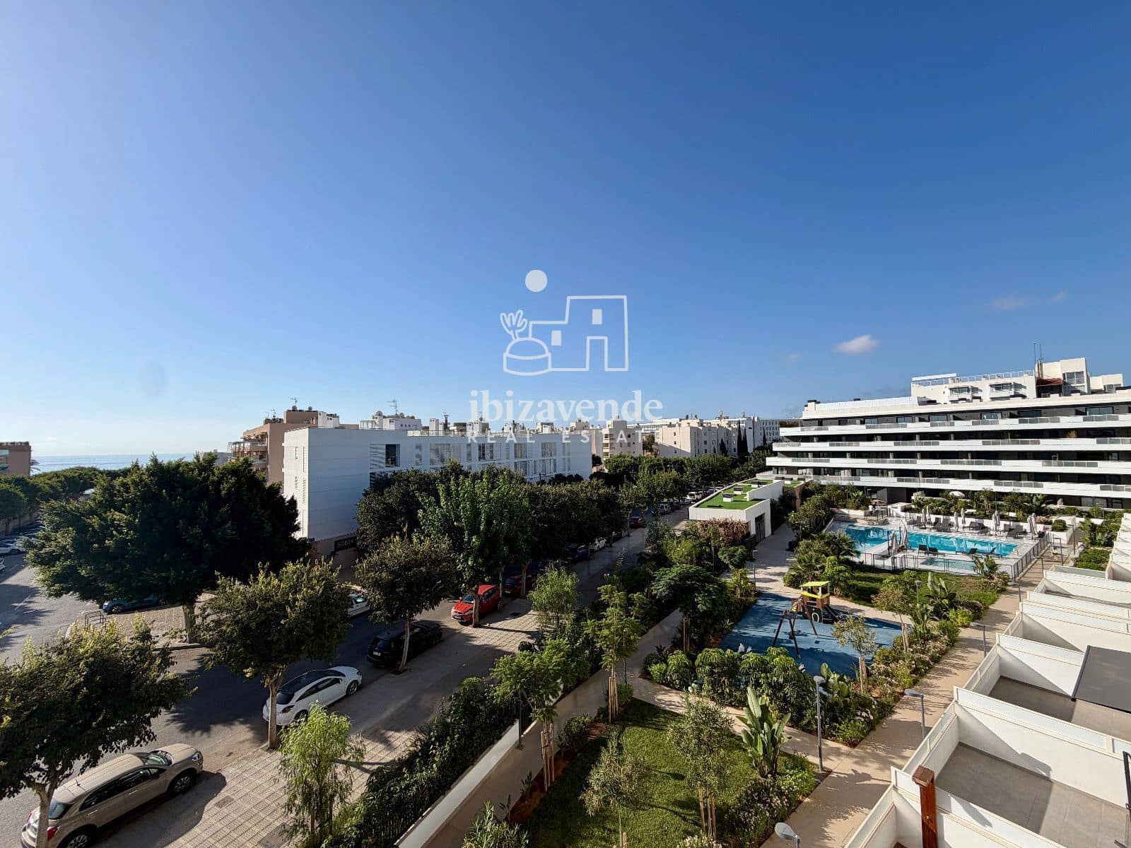 3 Zimmer Wohnung zu vermieten in Ibiza / Eivissa Stadt mit Pool Garage - 3.300 € (Ref: 10051976)