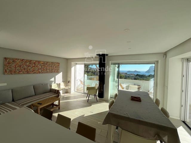 Penthouse de 3 chambres à louer à Cala Vadella, San Jose / Sant Josep de Sa Talaia avec piscine garage - 1 800 € (Ref: 8519653)