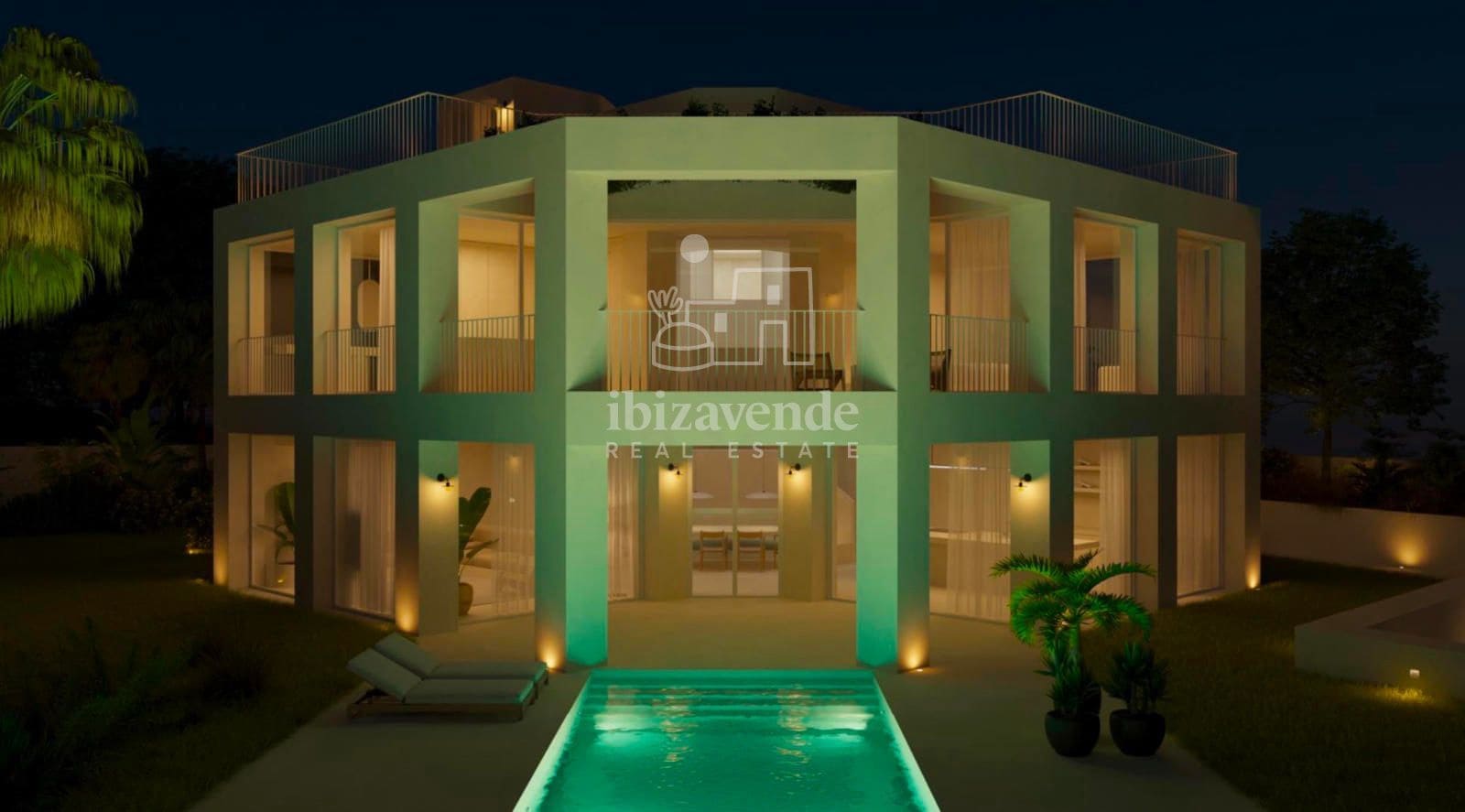 6 chambre Villa/Maison à vendre à Es Figueral avec piscine garage - 3 950 000 € (Ref: 8873348)