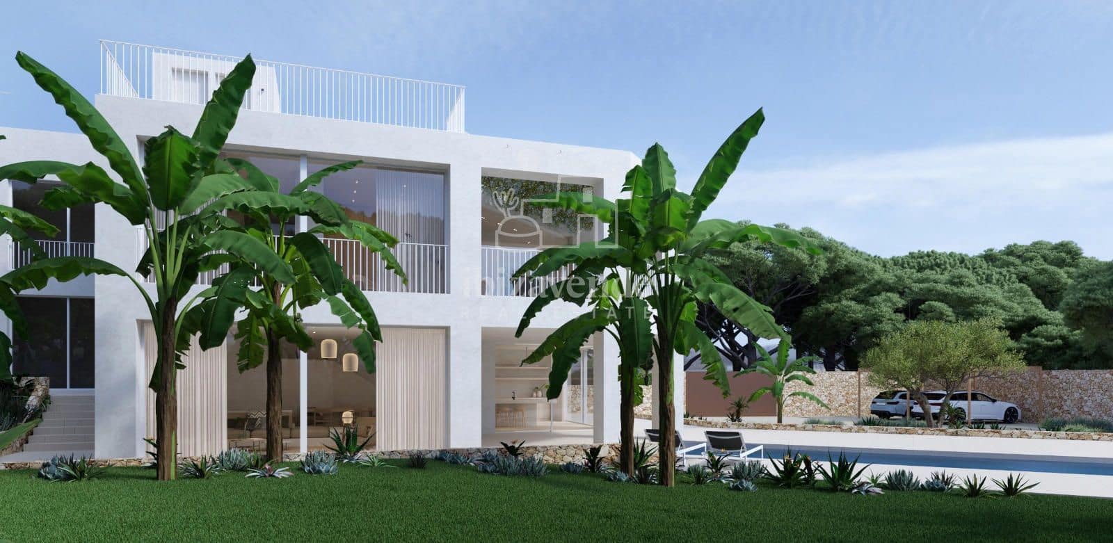 6 chambre Villa/Maison à vendre à Es Figueral avec piscine garage - 3 950 000 € (Ref: 8873348)