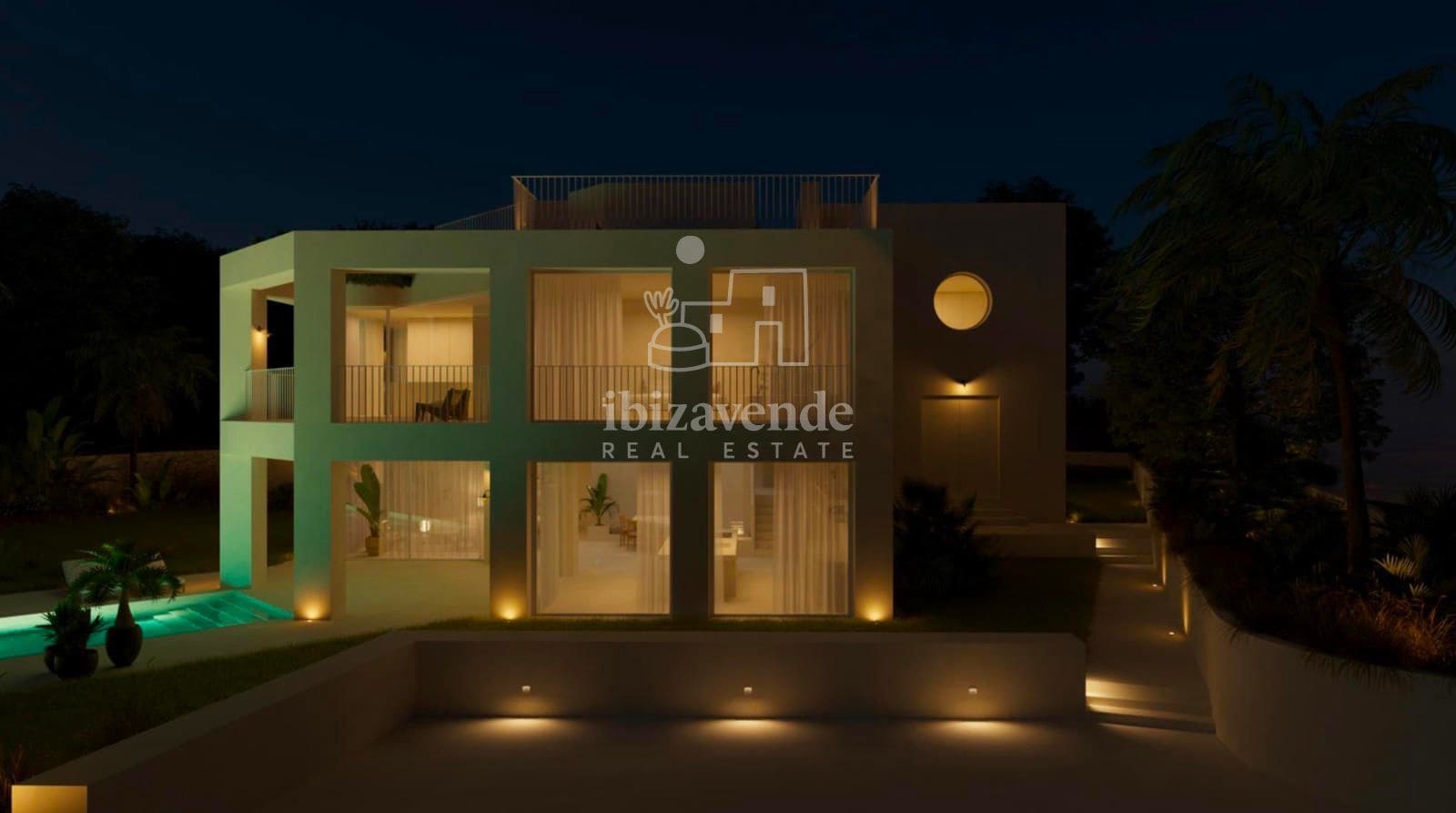 6 chambre Villa/Maison à vendre à Es Figueral avec piscine garage - 3 950 000 € (Ref: 8873348)