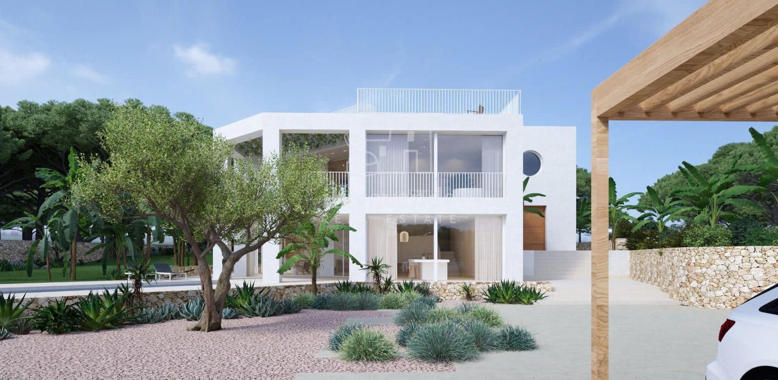 6 chambre Villa/Maison à vendre à Es Figueral avec piscine garage - 3 950 000 € (Ref: 8873348)