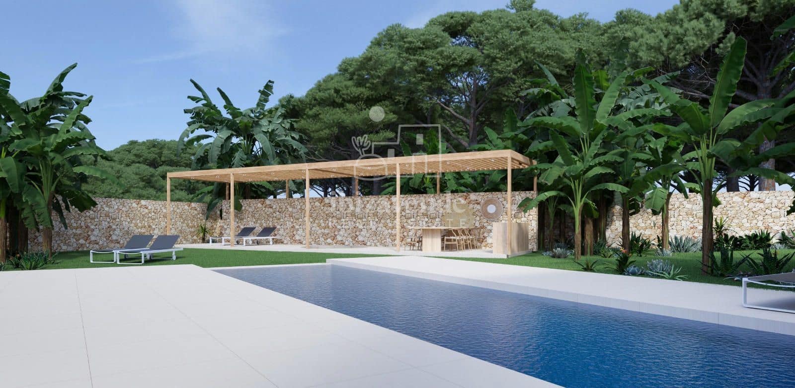 6 chambre Villa/Maison à vendre à Es Figueral avec piscine garage - 3 950 000 € (Ref: 8873348)