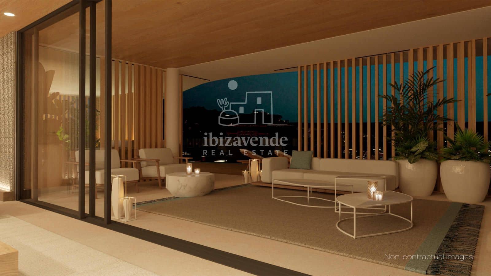 2 soveværelse Lejlighed til salg i Santa Eulalia / Santa Eularia med swimmingpool - € 957.000 (Ref: 9041533)