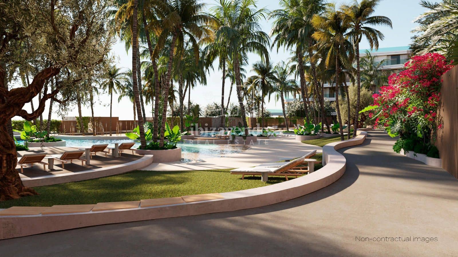 2 soveværelse Lejlighed til salg i Santa Eulalia / Santa Eularia med swimmingpool - € 957.000 (Ref: 9041533)