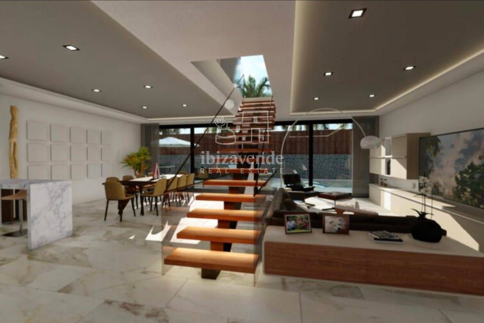 4 chambre Villa/Maison à vendre à Santa Eulalia / Santa Eularia avec piscine garage - 2 900 000 € (Ref: 9041541)