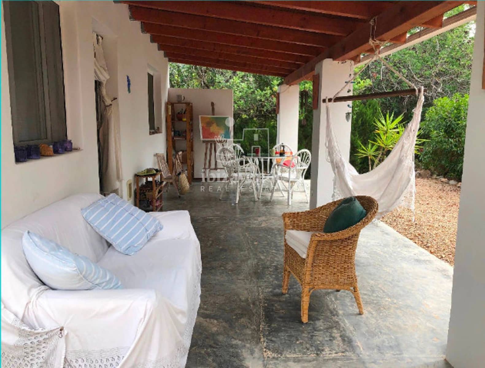 1 makuuhuone Huvila vuokrattavana paikassa Sant Joan de Labritja mukana uima-altaan 
autotalli - 1 700 € (Ref: 9123535)