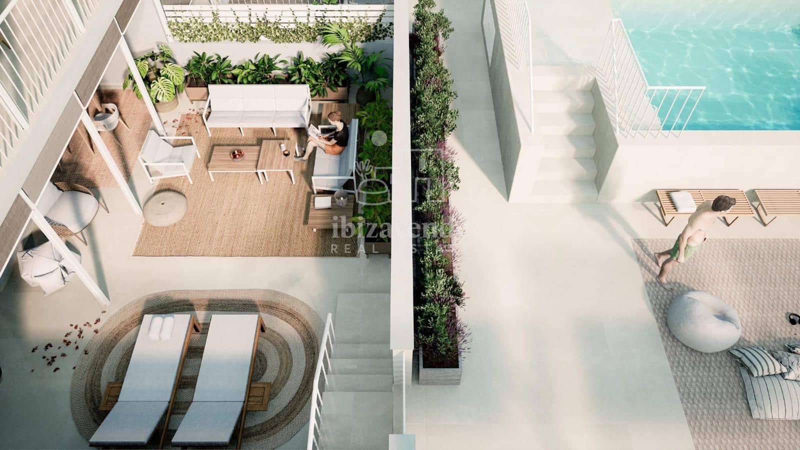 2 soverom Leilighet til salgs i Ibiza by med svømmebasseng garasje - € 620 000 (Ref: 9145788)