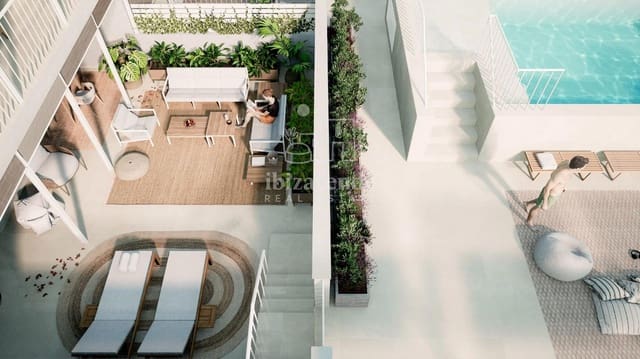2 soverom Leilighet til salgs i Ibiza by med svømmebasseng garasje - € 620 000 (Ref: 9145788)
