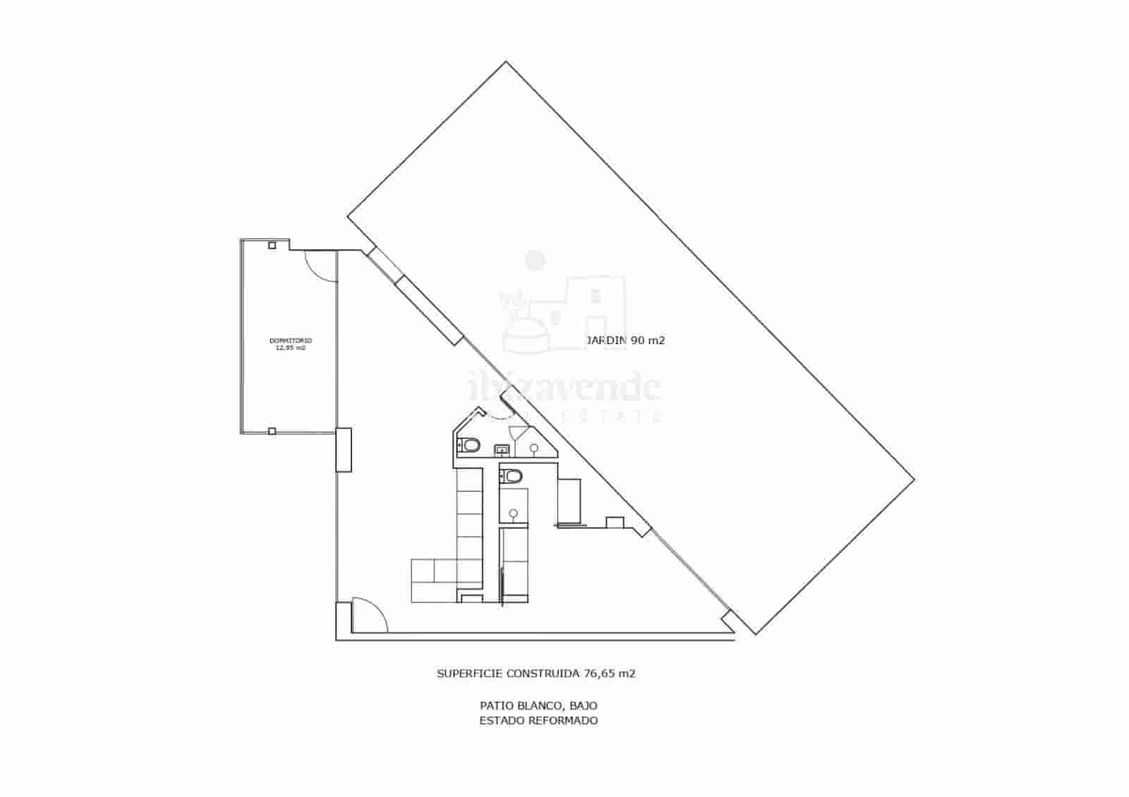 2 camera da letto Appartamento in vendita in Ibiza-Eivissa citta con piscina - 545.000 € (Rif: 9216847)