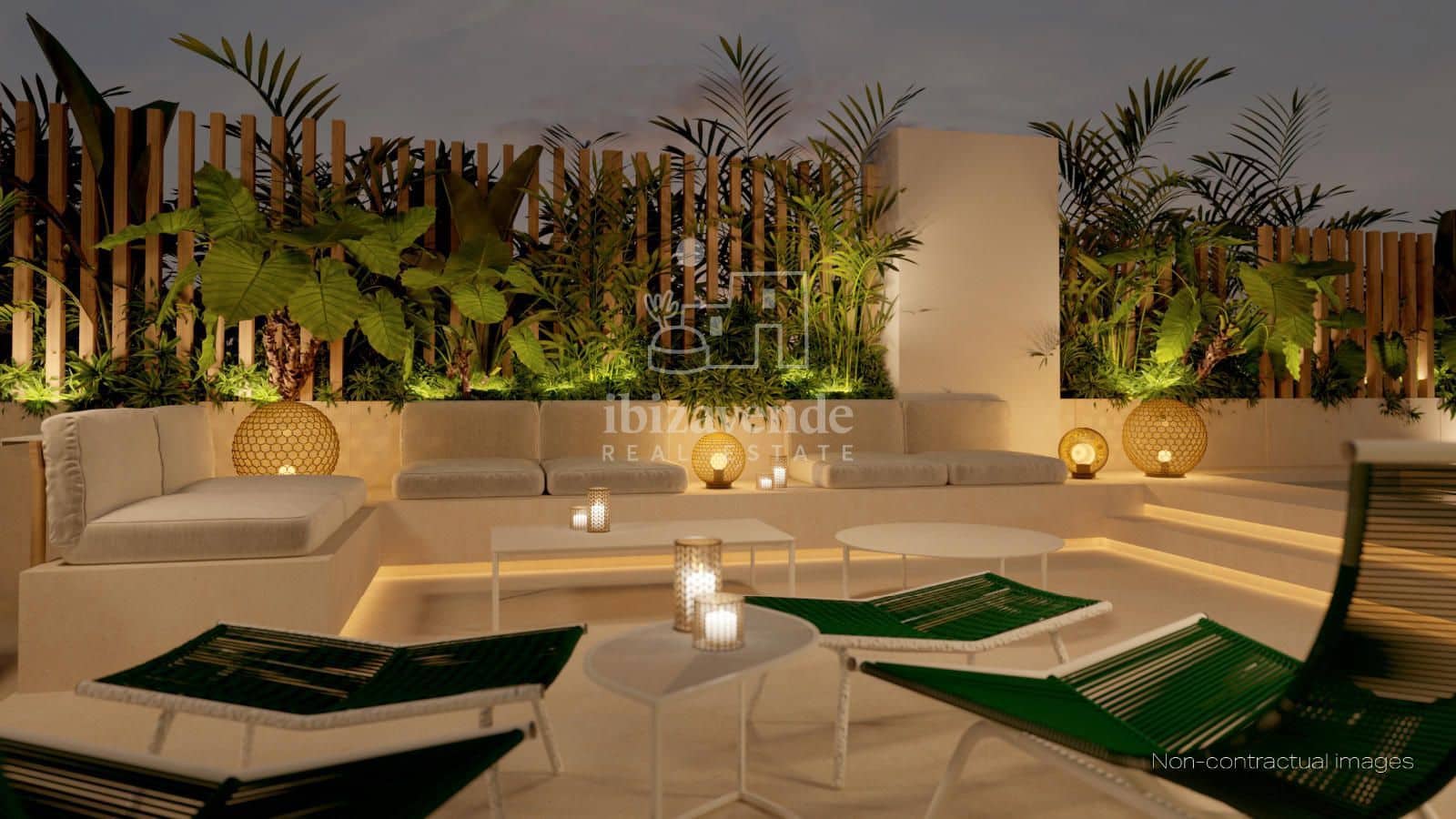 2 soveværelse Penthouse til salg i Santa Eulalia / Santa Eularia med swimmingpool - € 2.024.000 (Ref: 9234904)