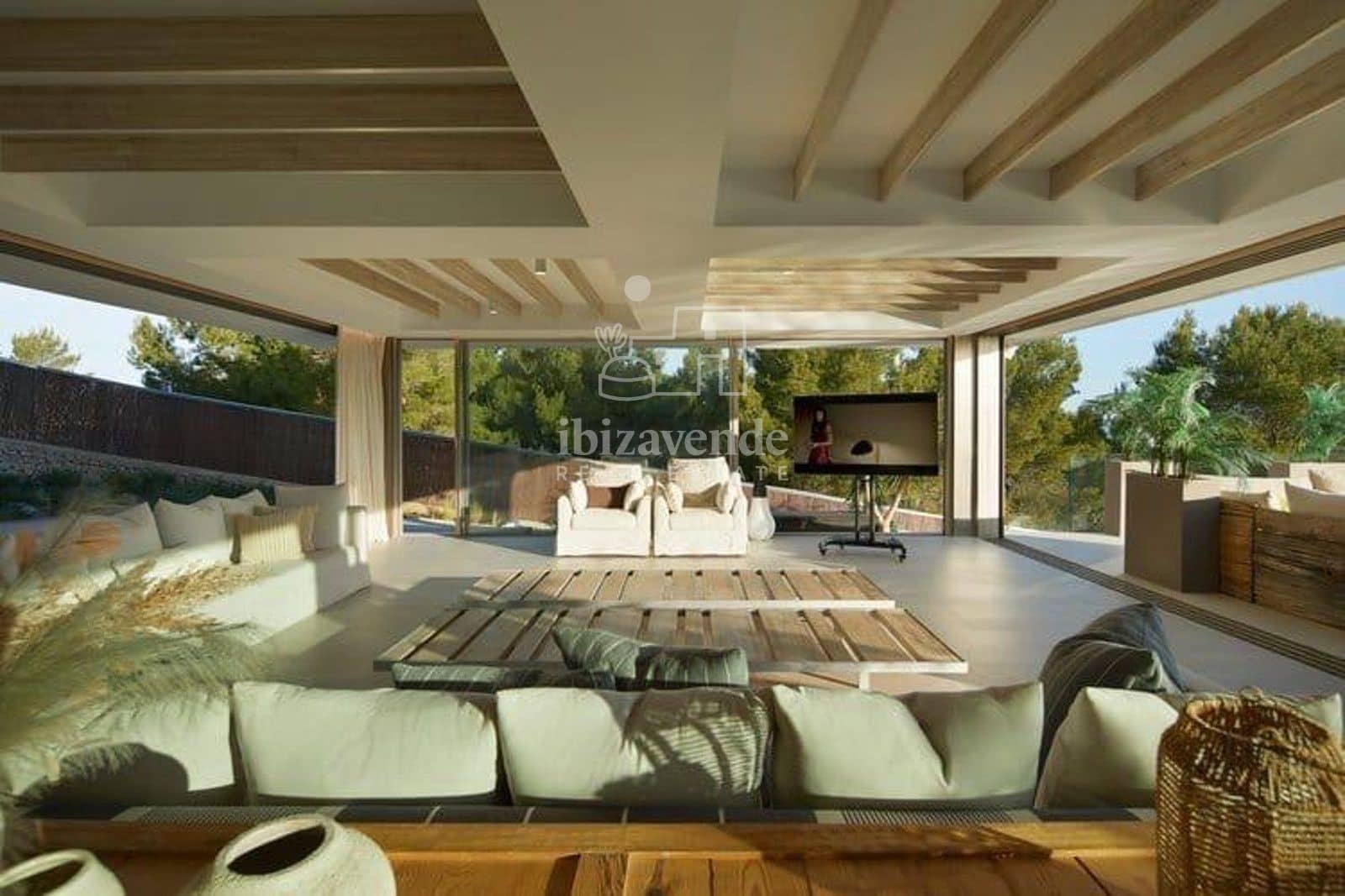 8 chambre Villa/Maison à vendre à Portinax avec piscine garage - 7 250 000 € (Ref: 9337015)