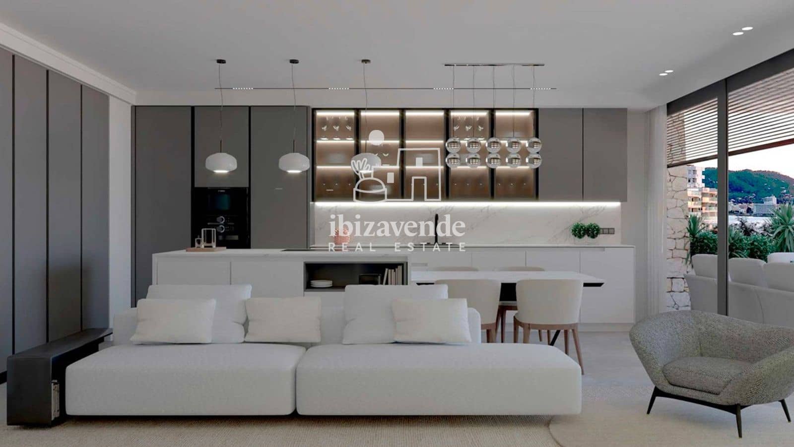 3 bedroom Flat for sale in Cala Gracio with pool garage - € 825,000 (Ref: 9519333)