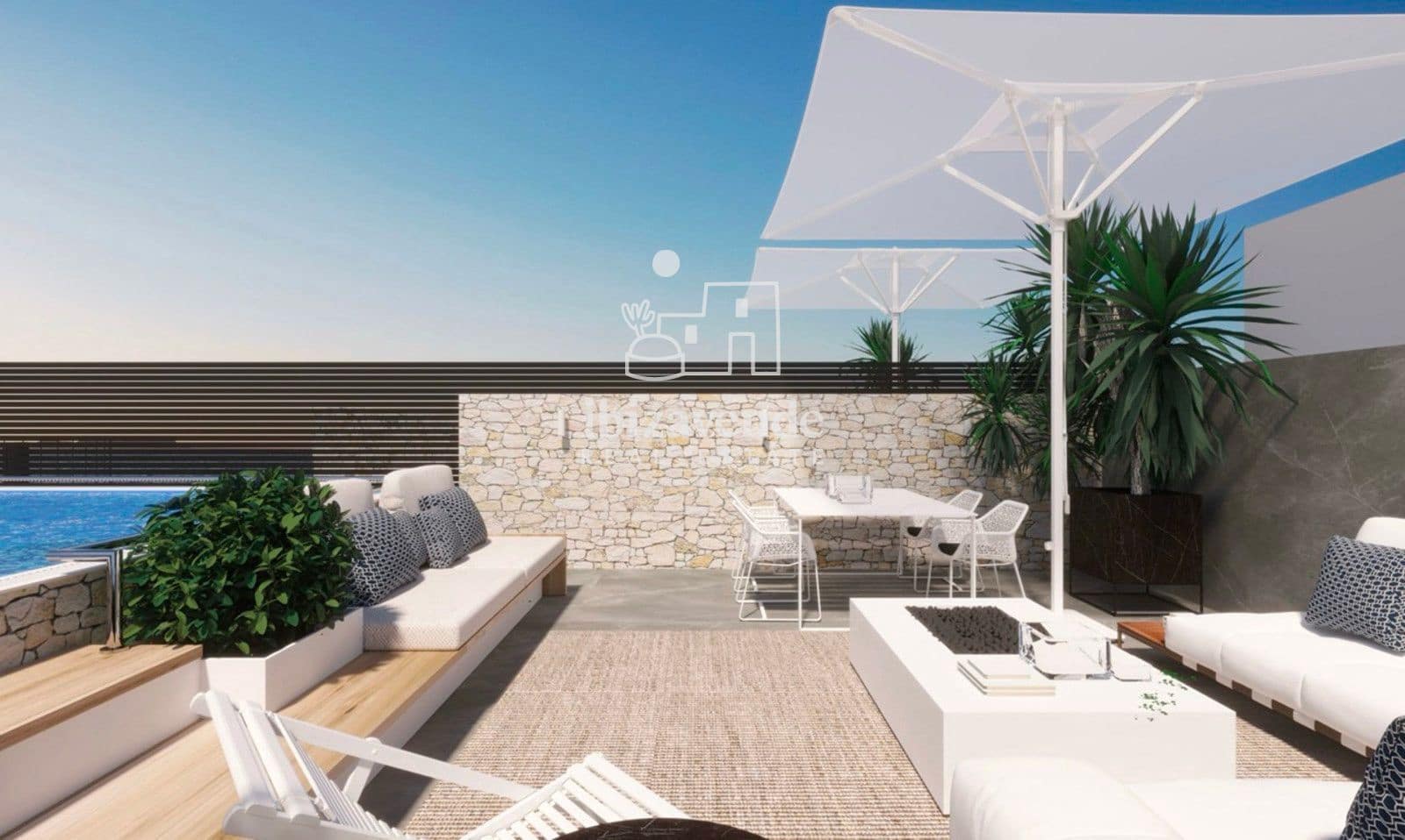 3 bedroom Flat for sale in Cala Gracio with pool garage - € 825,000 (Ref: 9519333)