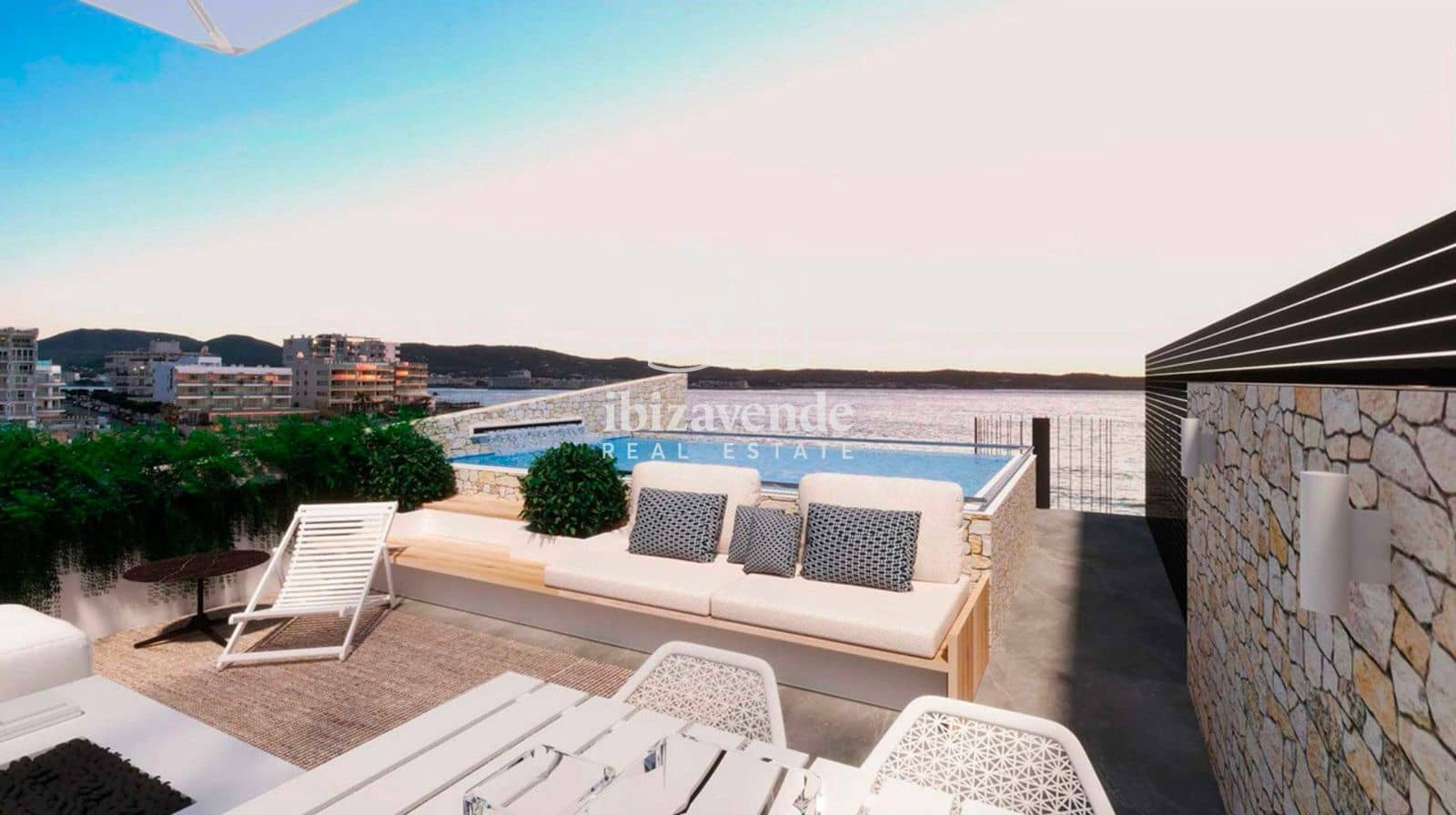 2 bedroom Flat for sale in Cala Gracio with pool garage - € 410,000 (Ref: 9519334)