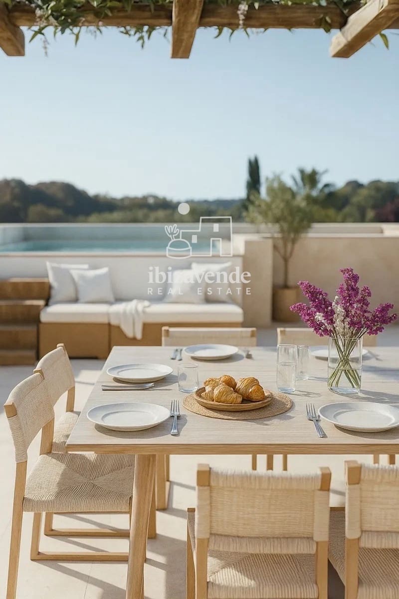 2 soverom Penthouse til salgs i Sant Antoni de Portmany med svømmebasseng garasje - € 685 000 (Ref: 9532821)