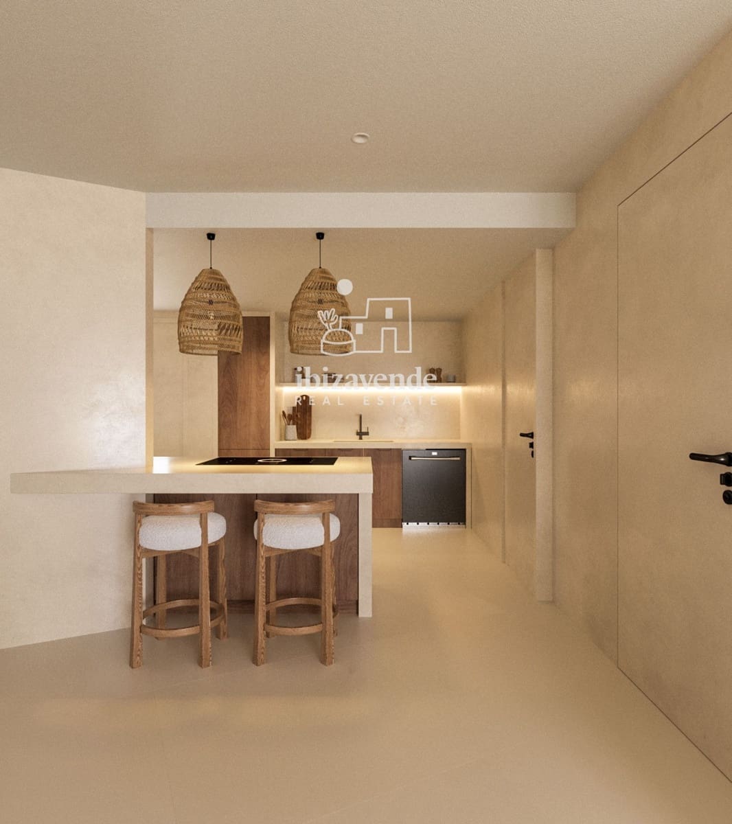 2 Zimmer Wohnung zu verkaufen in Ibiza / Eivissa Stadt mit Pool - 895.000 € (Ref: 9916349)