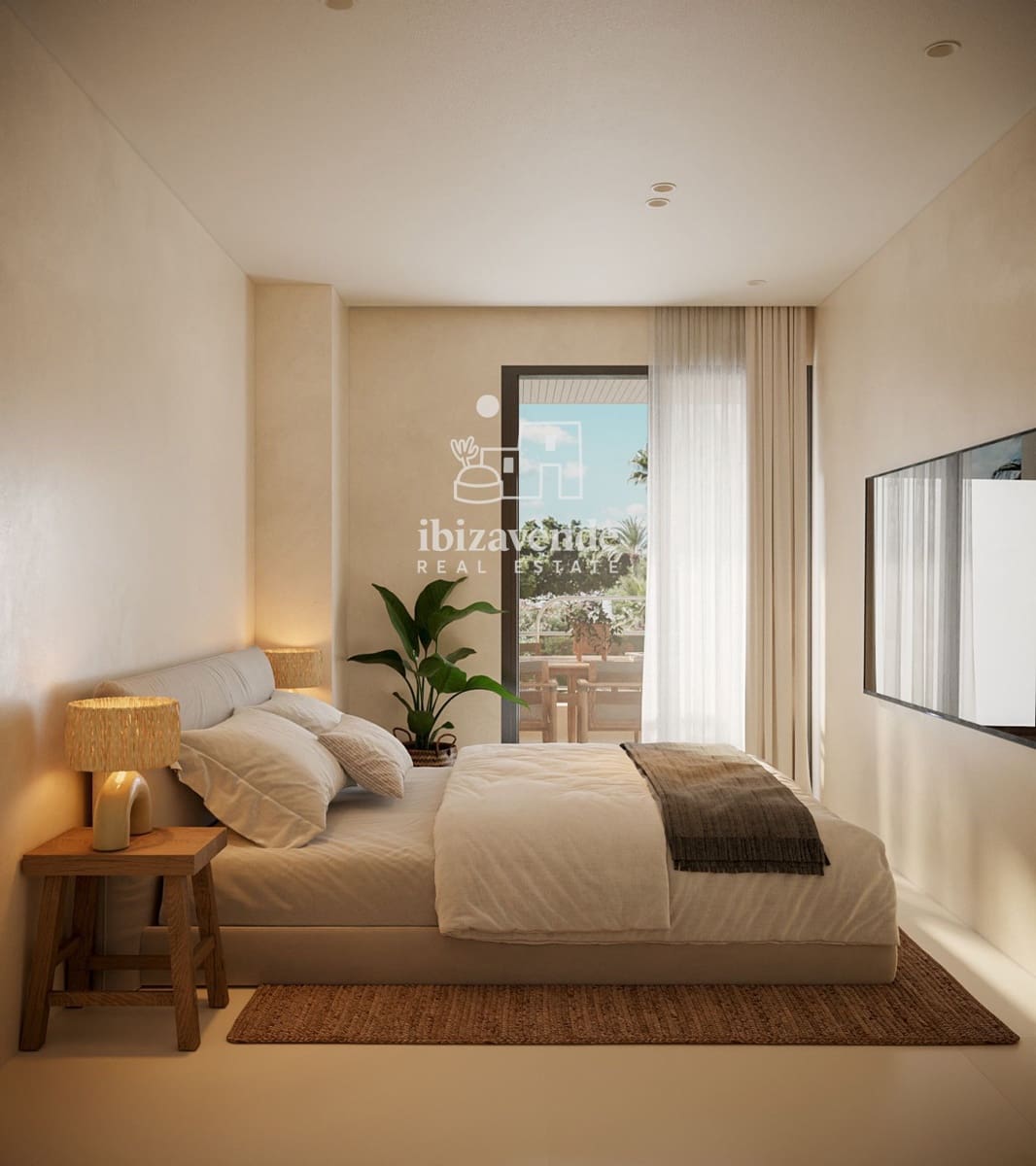 2 Zimmer Wohnung zu verkaufen in Ibiza / Eivissa Stadt mit Pool - 895.000 € (Ref: 9916349)