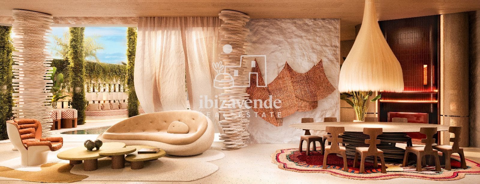 1 sypialnia Penthouse na sprzedaż w Miasto Ibiza / Eivissa z basenem garażem - 3 020 909 € (Ref: 9950132)