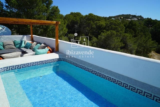 2 makuuhuone Asunto vuokrattavana paikassa Cala Tarida, San Jose / Sant Josep de Sa Talaia mukana uima-altaan - 4 000 € (Ref: 9995357)