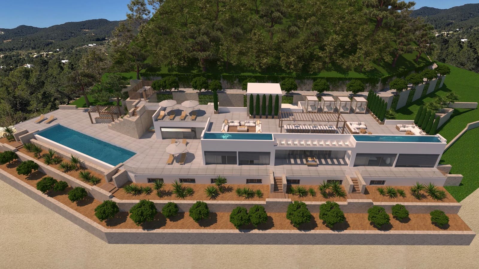 5 soverom Villa til salgs i Es Cubells med svømmebasseng - € 16 000 000 (Ref: 9138524)