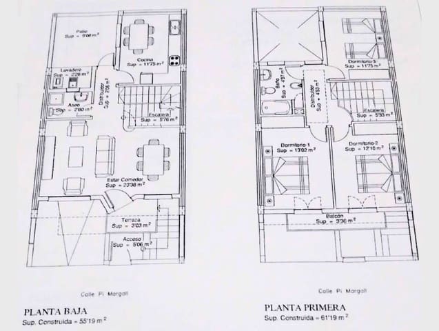 3 bedroom Semi-detached Villa for sale in Vecindario, Santa Lucía de Tirajana with garage - € 320,000 (Ref: 9160729)