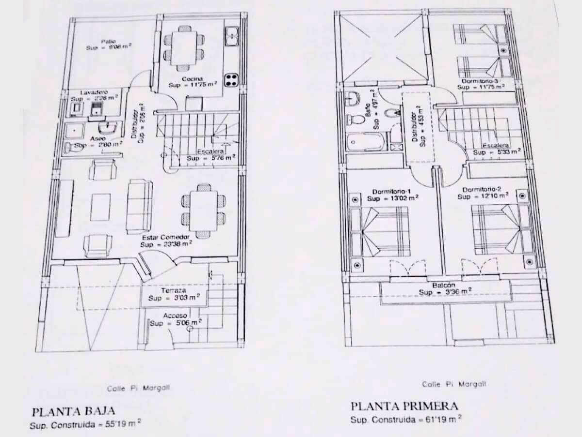3 Zimmer Doppelhaus zu verkaufen in Vecindario mit Garage - 320.000 € (Ref: 9160729)