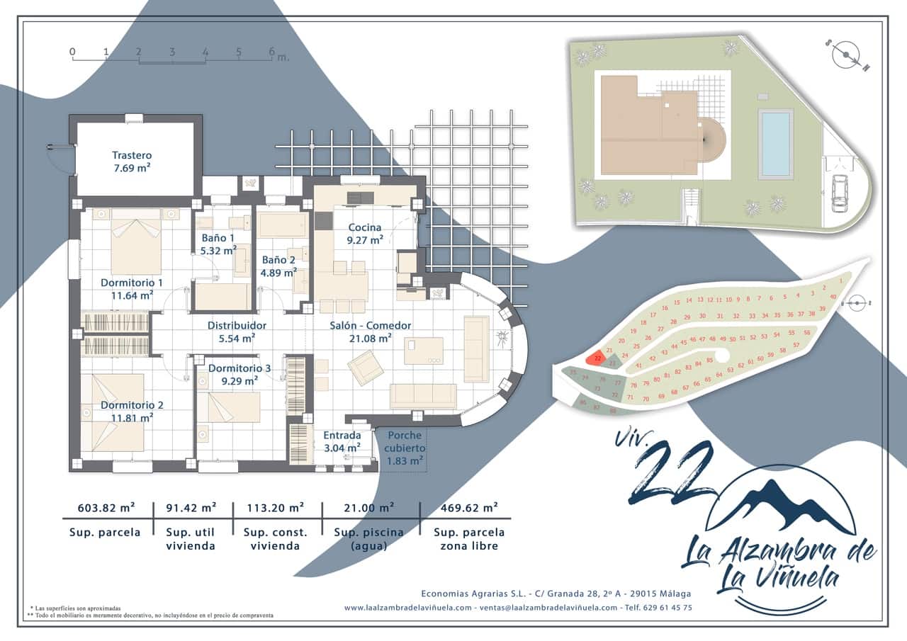 3 soveværelse Villa til salg i Vinuela med garage - € 365.000 (Ref: 6725013)