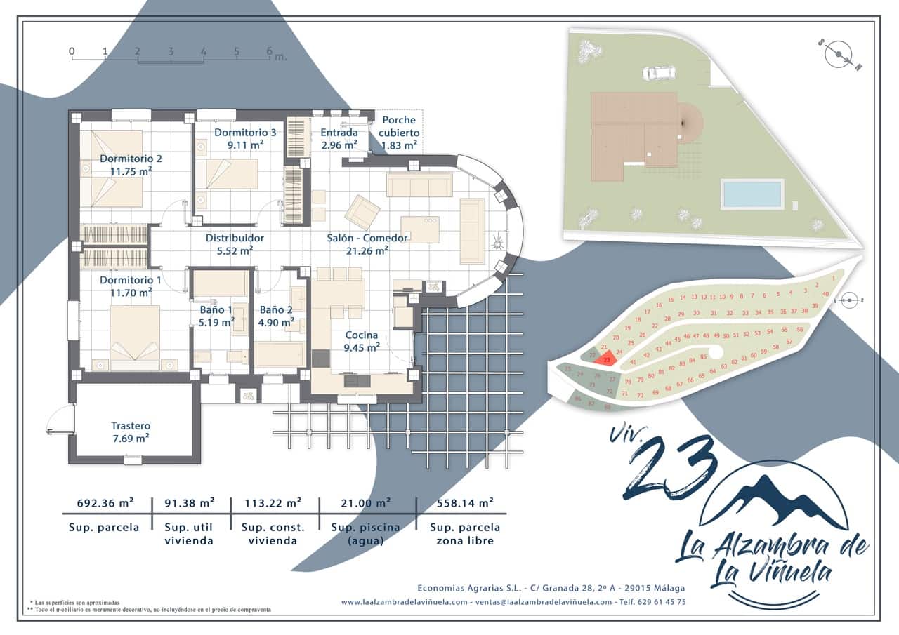 3 soveværelse Villa til salg i Vinuela med garage - € 365.000 (Ref: 6725013)
