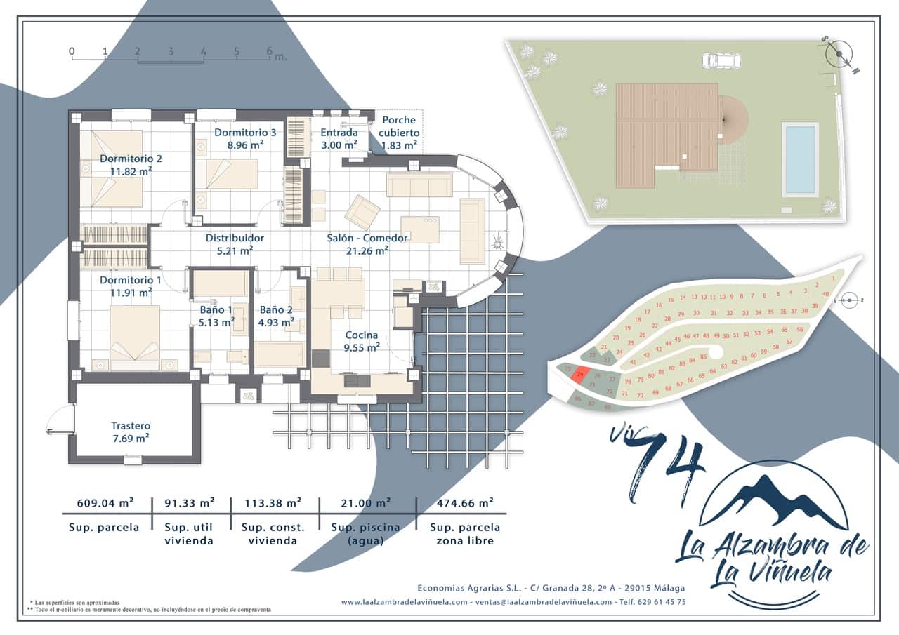 3 soveværelse Villa til salg i Vinuela med garage - € 365.000 (Ref: 6725013)