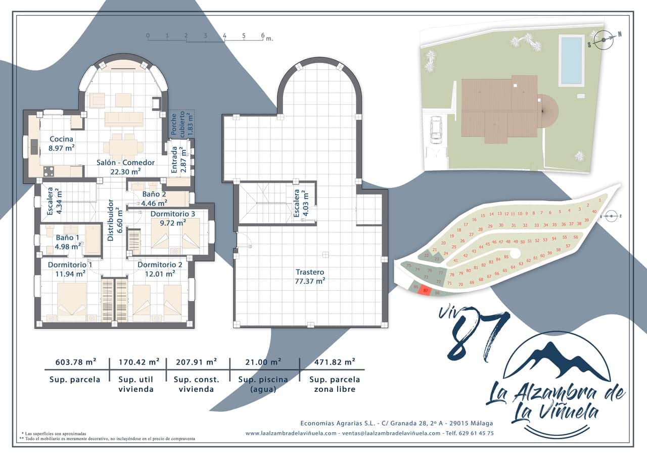 3 soveværelse Villa til salg i Vinuela med garage - € 365.000 (Ref: 6725013)