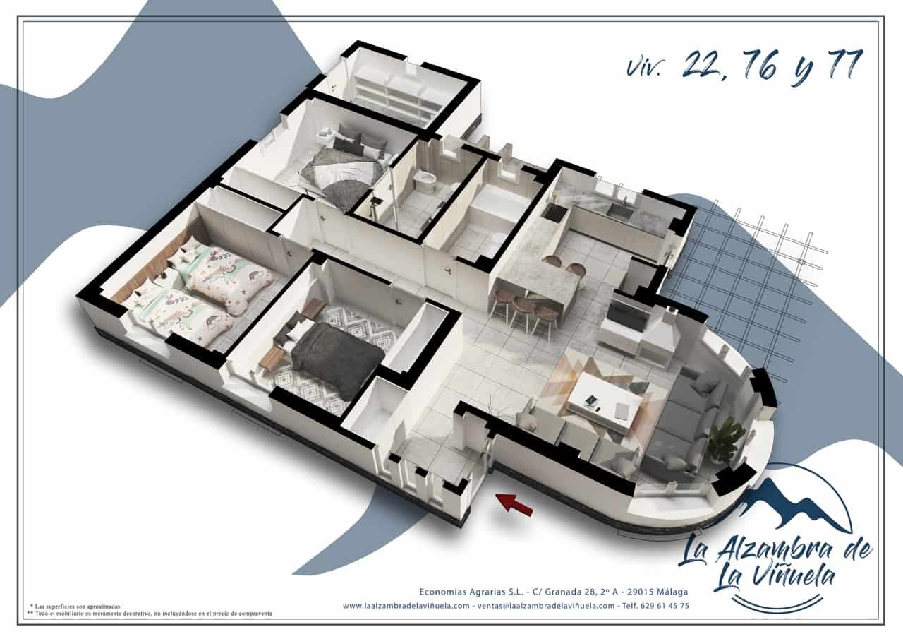 3 chambre Villa/Maison à vendre à Vinuela avec garage - 365 000 € (Ref: 6725013)