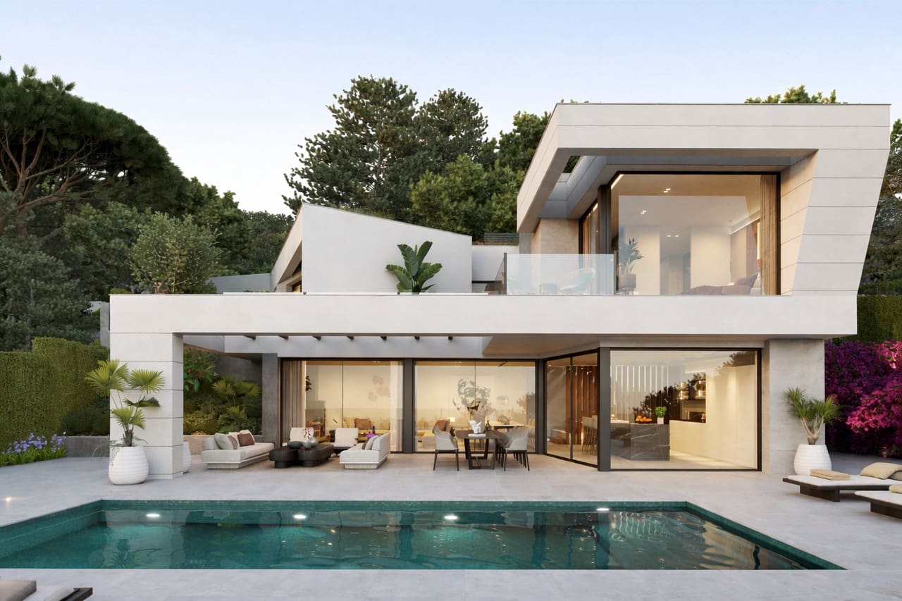 4 sovrum Villa till salu i Malaga stad med pool garage - 3 100 000 € (Ref: 9700091)
