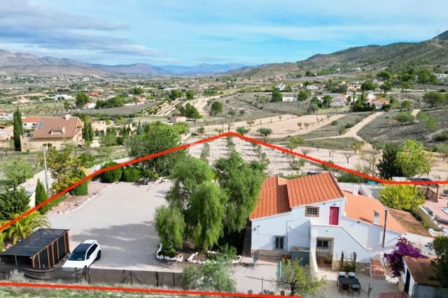 4 slaapkamer Finca/Landhuis te koop in Hondón de los Frailes met zwembad - € 380.000 (Ref: 9335492)
