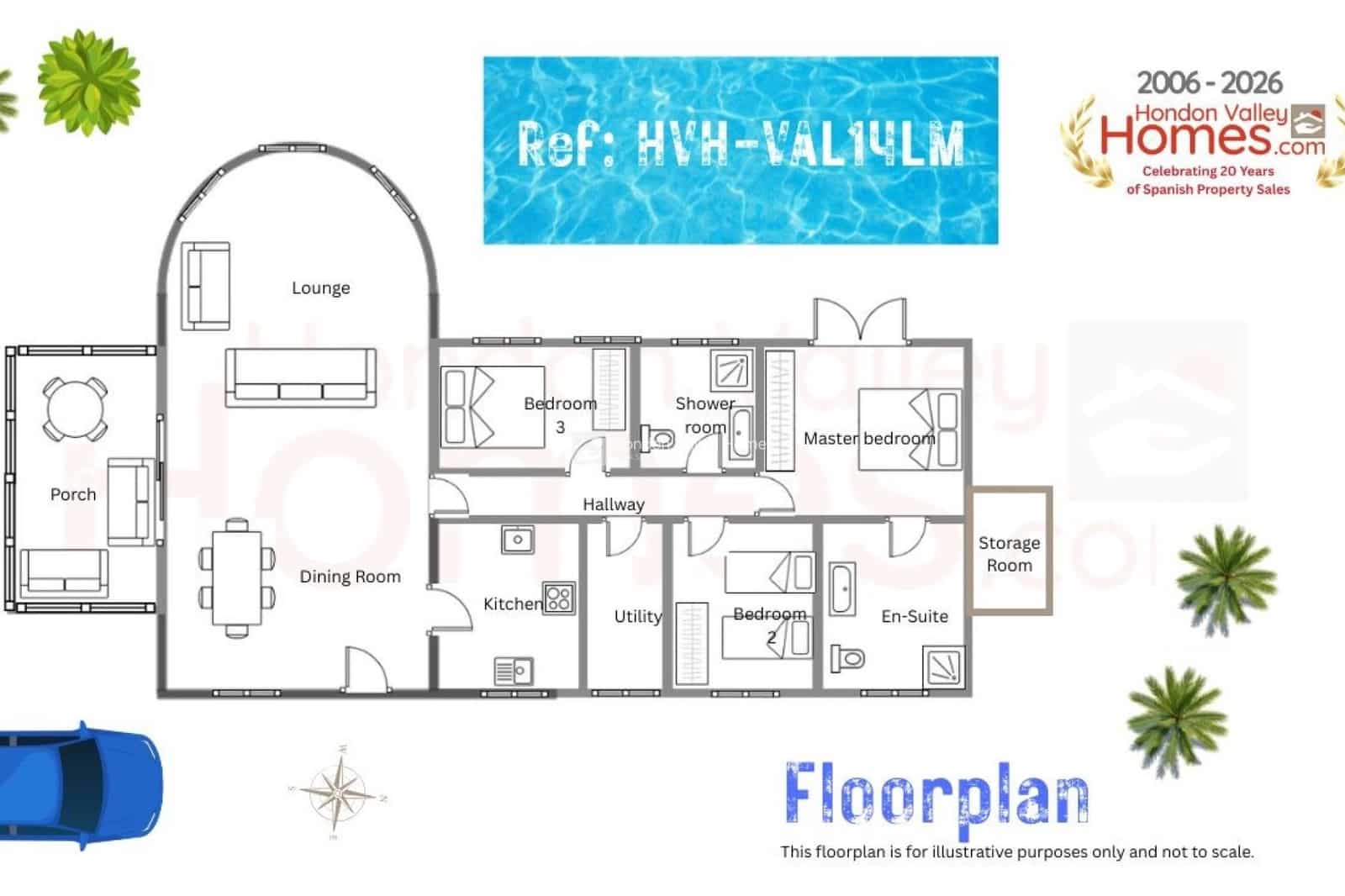 3 sypialnia Willa na sprzedaż w Hondon de las Nieves z basenem - 259 950 € (Ref: 9539776)