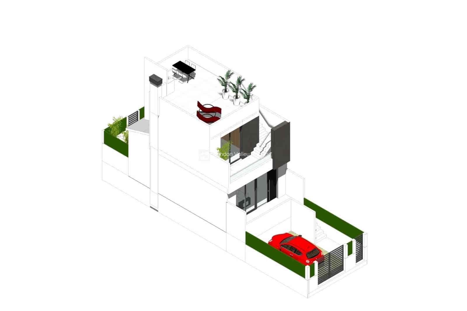 3 bedroom Semi-detached Villa for sale in Cox with pool - € 223,000 (Ref: 9631452)