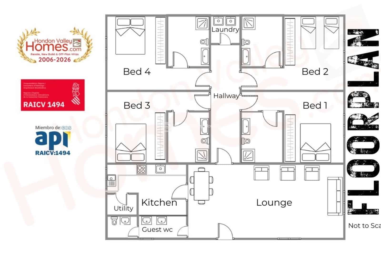 4 soverom Villa til salgs i Pinoso - € 650 006 (Ref: 9726220)