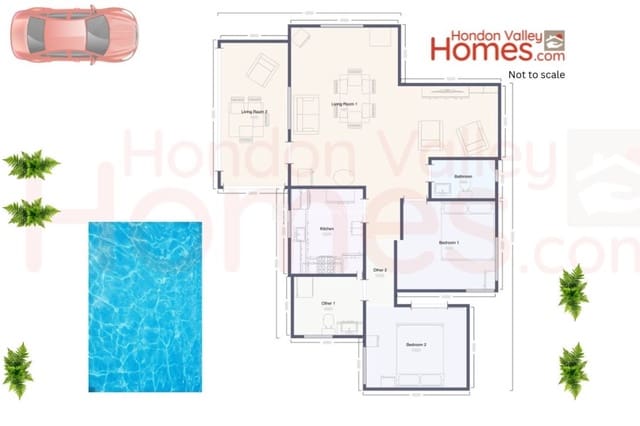 3 quarto Moradia para venda em Hondón de las Nieves com piscina - 270 000 € (Ref: 9736153)