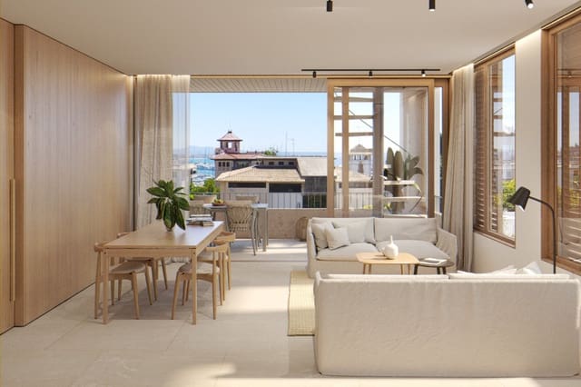 2 Zimmer Wohnung zu verkaufen in El Terreno, Palma de Mallorca mit Garage - 785.000 € (Ref: 10072952)