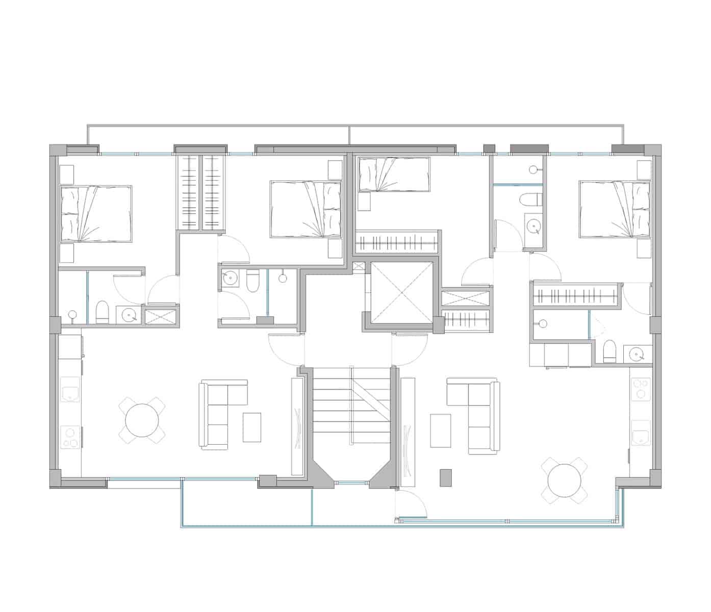 2 soveværelse Penthouse til salg i Palma de Mallorca - € 4.700.000 (Ref: 7731356)