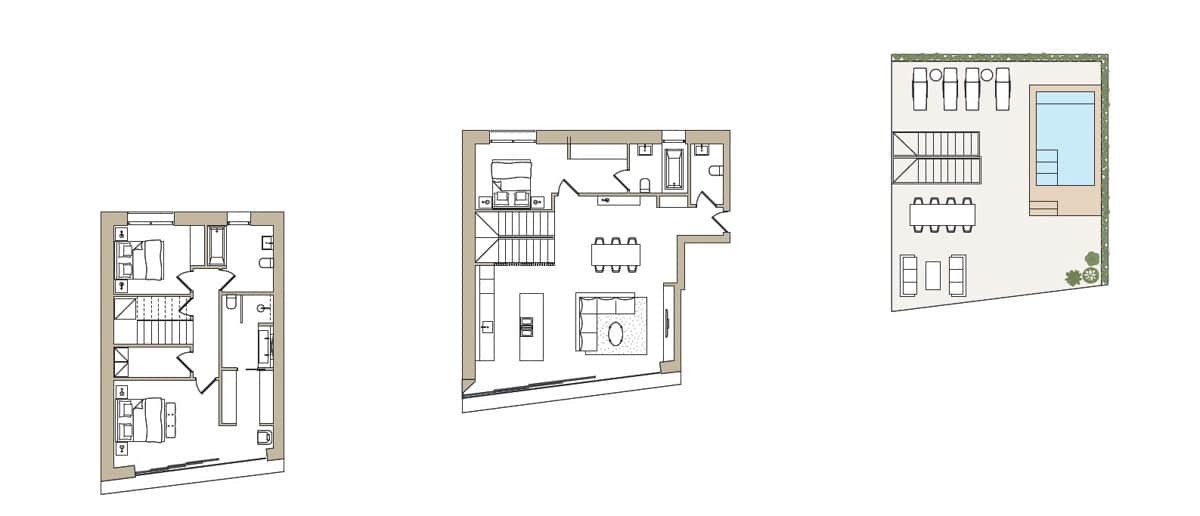 3 quarto Penthouse para venda em Cala Mayor com piscina garagem - 4 265 500 € (Ref: 7851963)