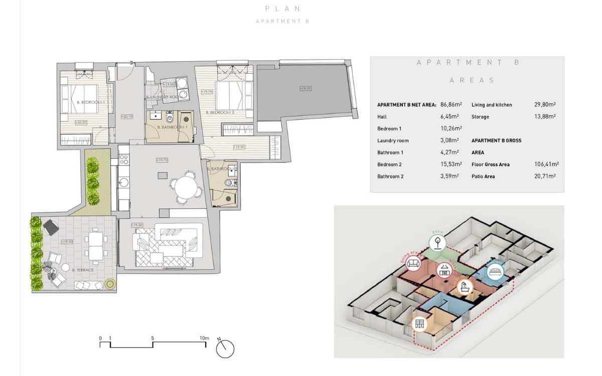 5 soverom Leilighet til salgs i Palma de Mallorca - € 905 000 (Ref: 8321293)