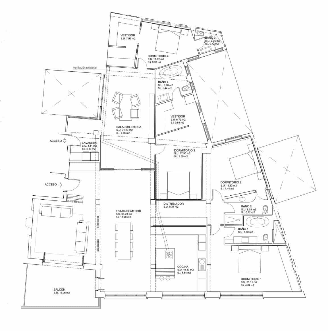 4 chambre Appartement à vendre à Palma de Mallorca avec garage - 1 895 000 € (Ref: 8639831)