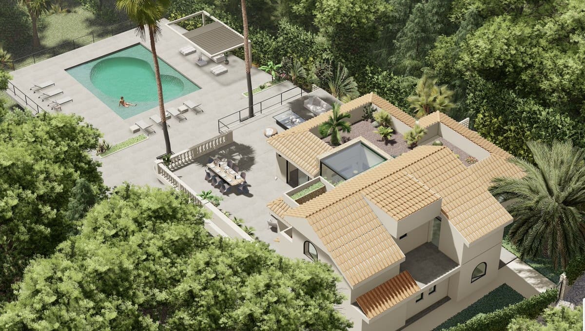 5 camera da letto Villa in vendita in Costa d'en Blanes con piscina garage - 1.850.000 € (Rif: 9552360)