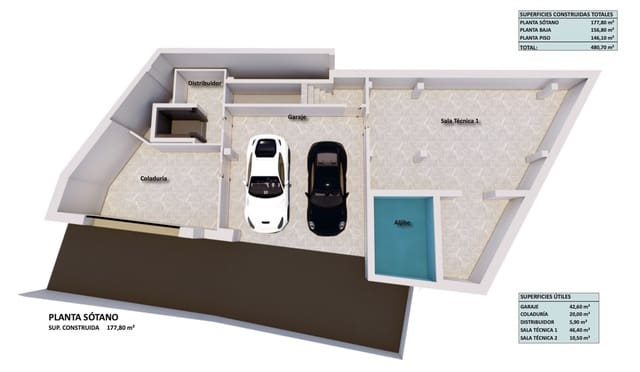 4 sypialnia Willa na sprzedaż w Costa d'en Blanes, Calvià z basenem garażem - 3 950 000 € (Ref: 9552392)