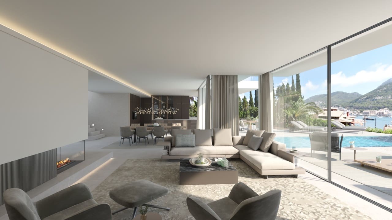 Chalet de 5 habitaciones en Puerto de Andratx en venta con piscina garaje - 5.900.000 € (Ref: 9552665)