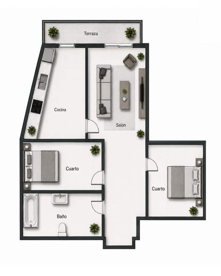 2 bedroom Flat for sale in Costa del Silencio with pool garage - € 269,000 (Ref: 10032478)