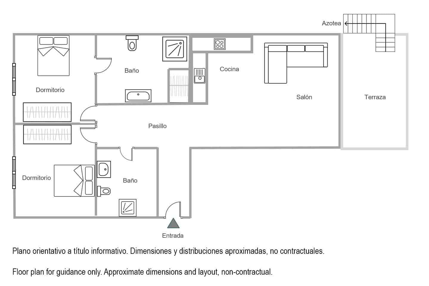 2 sypialnia Mieszkanie do wynajęcia w Chayofa z basenem garażem - 1 500 € (Ref: 10059985)